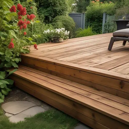 Pine deck