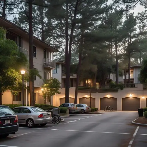 parking lot apartment